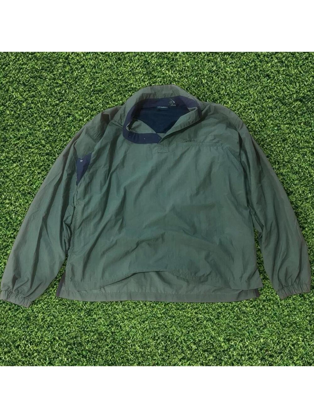 Vintage Catalina Green Windbreaker Jacket- Size Medium (80)